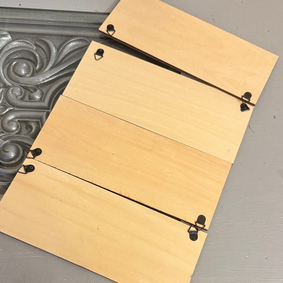 Boho Bathroom Decor Sign Set Relax Unwind Soak Breathe - Picture 4 of 4